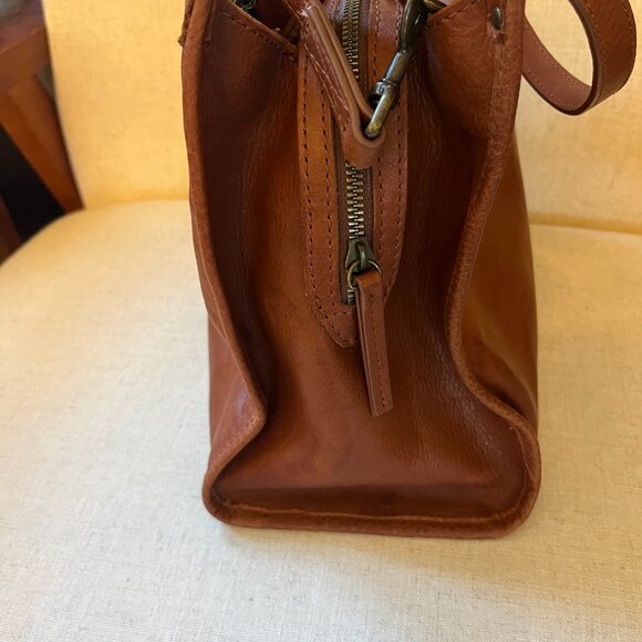 American Leather Co. Lenox Triple Entry Satchel - Picture 12 of 16